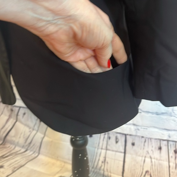 Vintage Trina Turk Blazer One Button Black Size 8 Pockets Fitted - Picture 5 of 10